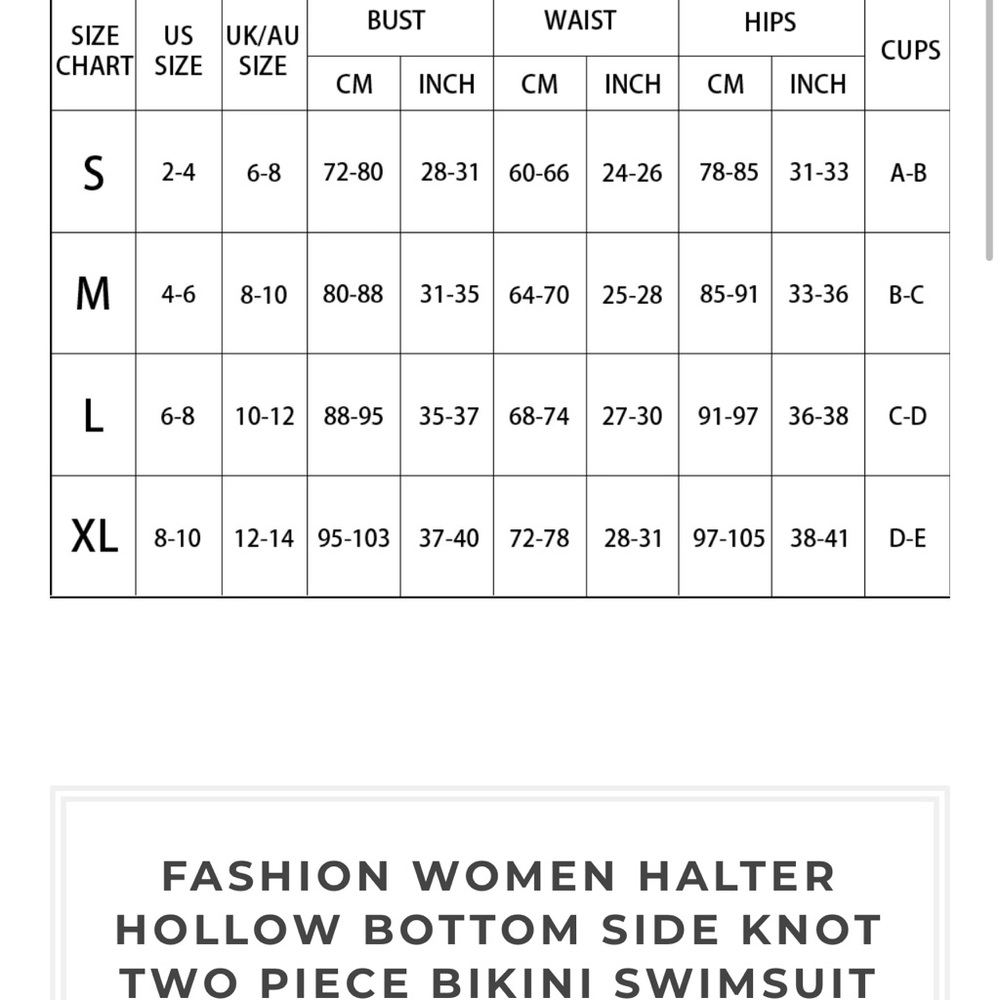 White Bikini - Fully Lined - Never Worn - image 2